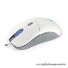 Endorfy Egér - GEM Onyx (8000 DPI, ARGB, PixArt chip, optikai, 1,8m, fehér)