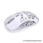 Endorfy Wireless Egér - LIV Plus Onyx White (Honeycomb, 26 000 DPI, ARGB, PixArt PAW3395, optikai, fehér) + dokkoló