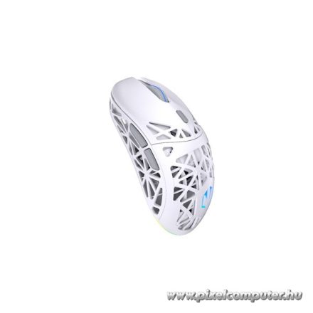 Endorfy Wireless Egér - LIV Onyx White (Honeycomb, 26 000 DPI, ARGB, PixArt PAW3311, optikai, fehér)