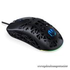 Endorfy Egér - LIV (Honeycomb, 8000 DPI, ARGB, PixArt PAW3311, optikai, 1,8m, fekete)