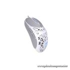 Endorfy Egér - LIV Onyx White (Honeycomb, 8000 DPI, ARGB, PixArt PAW3311, optikai, 1,8m, fehér)