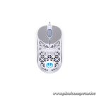 Endorfy Egér - LIV Onyx White (Honeycomb, 8000 DPI, ARGB, PixArt PAW3311, optikai, 1,8m, fehér)