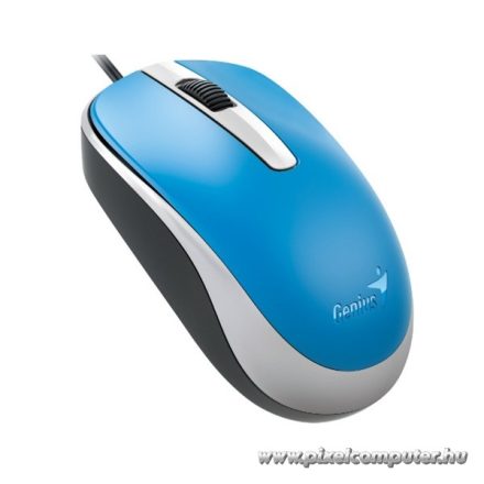 Genius Egér - DX-120 (Vezetékes, 1000 DPI, 3 gomb, USB, kék)