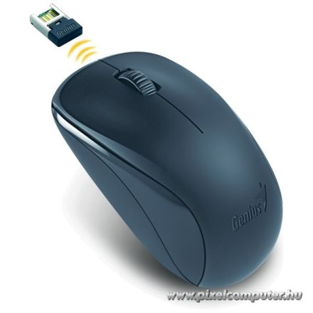 Genius Egér - NX-7000 (Vezeték nélküli, USB, 3 gomb, 1200 DPI, BlueEye, fekete)