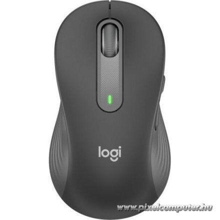 Logitech Egér - M650 L Nagy Balkezes (Vezeték nélküli, Bluetooth, Optikai, 2000 DPI, grafitszürke)