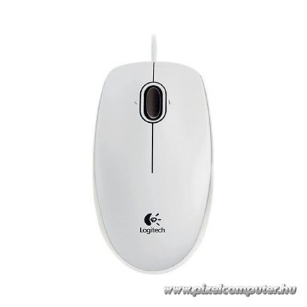 Logitech Egér - B100 (Vezetékes, Optikai,USB, 800 DPI, OEM, fehér)