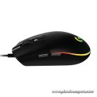 Logitech Egér - G102 Lightsync (Vezetékes, Gaming, Optikai, USB, 8000 DPI, fekete)