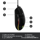 Logitech Egér - G203 Lightsync (Vezetékes, Gaming, Optikai, USB, 8000 DPI, fekete)