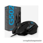 Logitech Egér - G502 HERO (Vezetékes, Gaming, Optikai, USB, 11 gombos, 16000 DPI, fekete)