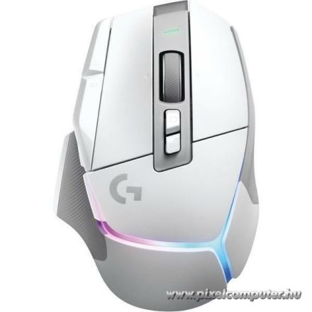 Logitech Egér - G502 X Plus Lightspeed (Vezeték nélküli, Gaming, Optikai, USB, 10 gombos, 25600 DPI, fehér)