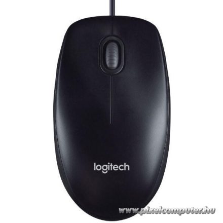 Logitech Egér - M100 (Vezetékes, Optikai, USB, 1000 DPI, fekete)