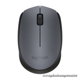   Logitech Egér - M170 (Vezeték nélküli, 3 gomb, 2,4 GHz, fekete)