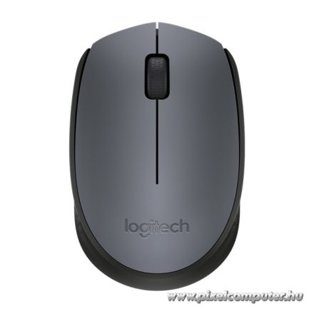 Logitech Egér - M170 (Vezeték nélküli, 3 gomb, 2,4 GHz, fekete)