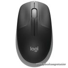 Logitech Egér - M190  (Vezeték nélküli, teljes méretű, Optikai, USB, középszürke-fekete)