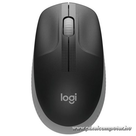 Logitech Egér - M190  (Vezeték nélküli, teljes méretű, Optikai, USB, középszürke-fekete)