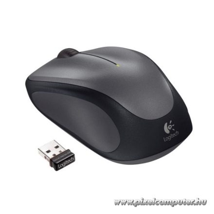 Logitech Egér - M235 (Vezeték nélküli, Optikai, Notebook, Fekete)