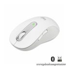 Logitech Egér - M650 L Nagy (Vezeték nélküli, Bluetooth, Optikai, 2000 DPI, fehér)