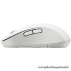 Logitech Egér - M650 Közepes (Vezeték nélküli, Bluetooth, Optikai, 2000 DPI, fehér)