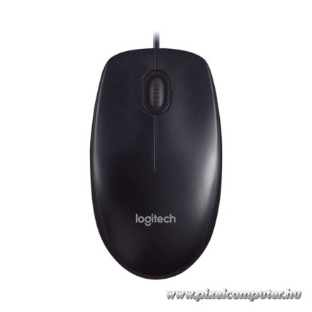 Logitech Egér - M90 (Vezetékes, Optikai, USB, 1000 DPI, fekete)