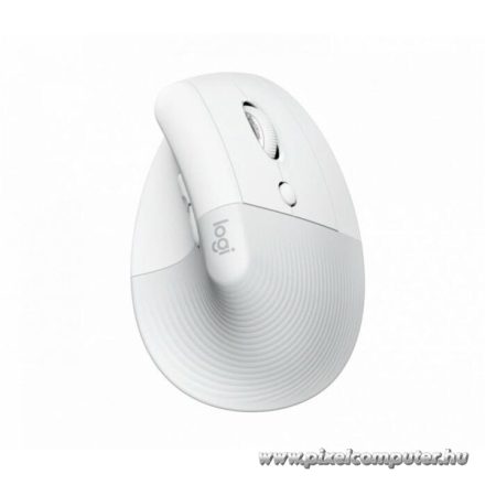 Logitech Egér - Lift (Vezeték nélküli, Optikai, 6 gomb, 4000 DPI, USB, fehér, Bluetooth)