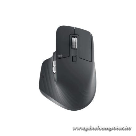 Logitech Egér - MX Master 3S (Vezeték nélküli, USB, Lézer, 8000 dpi, Fekete)
