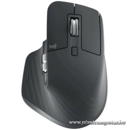 Logitech Egér - MX Master 3S for Business (Vezeték nélküli, Bluetooth, Optikai, 8000 dpi, Fekete)