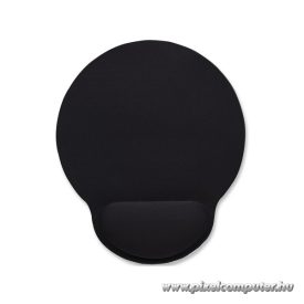 Manhattan Egérpad - (gél csuklótámaszos, Fekete)