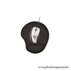 Trust Egérpad - Bigfoot Gel (zselés csuklótámasszal; fekete)