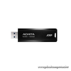   ADATA Külső SSD 1TB - SC610 (USB 3.2 Gen.2, R/W: 550/500 MB/s, USB Stick, fekete)