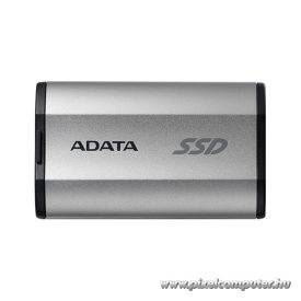   ADATA Külső SSD 1TB - SD810 (USB 3.2 Gen.2x2, R/W: 2000/2000 MB/s, IP68, Szürke)