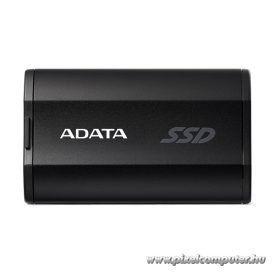   ADATA Külső SSD 2TB - SD810 (USB 3.2 Gen.2x2, R/W: 2000/2000 MB/s, IP68, Fekete)