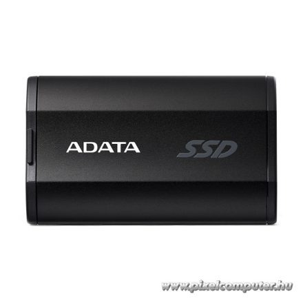 ADATA Külső SSD 2TB - SD810 (USB 3.2 Gen.2x2, R/W: 2000/2000 MB/s, IP68, Fekete)