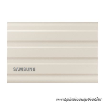 Samsung Külső SSD 1TB - MU-PE1T0K/EU (T7 Shield external, beige, USB 3.2, 1TB)