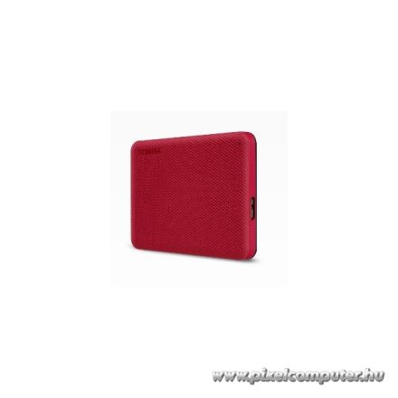 Toshiba Külső HDD 2.5" - 1TB Canvio Advance Piros (USB3.0; ~5Gbps; NTFS/HFS+; Mac kompatibilis)