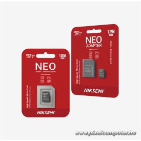   Hikvision HIKSEMI MicroSD kártya - NEO 64GB microSDXC™, Class 10 and UHS-I, TLC  + Adapter