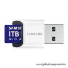 Samsung MicroSD kártya - 1TB MB-MD1T0SB/WW (PRO PLUS kártyaolvasóval, microSDXC, UHS-I, R180/W130, adapter, 1TB)
