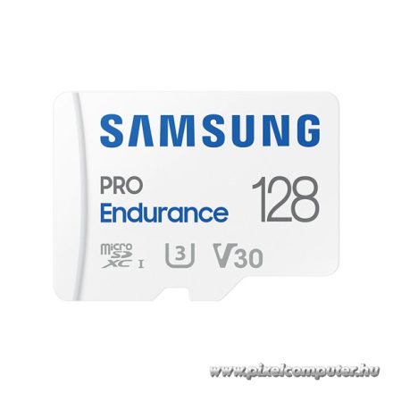 Samsung MicroSD kártya - 128GB MB-MJ128KA/EU (PRO Endurance, Class10, R100/W40, adapter, 128GB)
