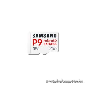   Samsung MicroSD kártya - 256GB MB-MK256T/WW (P9, Class10, PCIe Gen3.0x1, NVMe 1.3, SD 7.1, UHS-I)