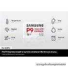 Samsung MicroSD kártya - 256GB MB-MK256T/WW (P9, Class10, PCIe Gen3.0x1, NVMe 1.3, SD 7.1, UHS-I)