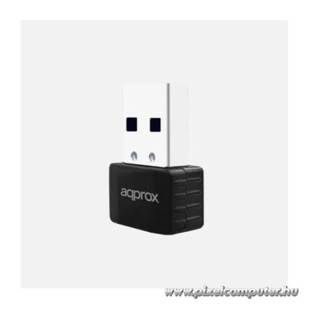 APPROX Hálózati Adapter - USB, nano, 300 Mbps Wireless N (802.11b/g/n)