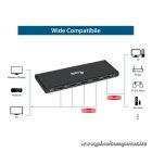 Equip HDMI Video-Splitter - 332717 (4 port, HDMI2.0, 3D, 4K/60Hz, HDR/HDCP Ready, fekete)