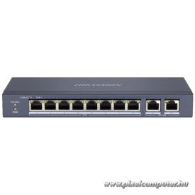  Hikvision Switch PoE - DS-3E0310P-E/M (8 port 100Mbps, 60W, 2xRJ45 1000Mbps)
