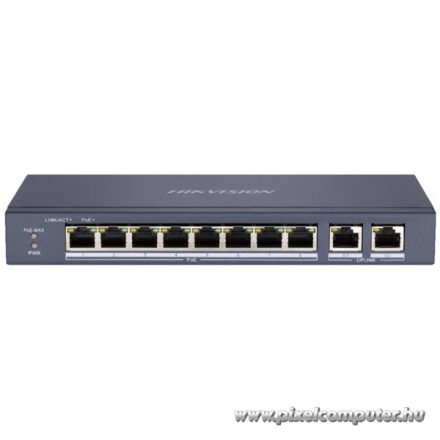 Hikvision Switch PoE - DS-3E0310P-E/M (8 port 100Mbps, 60W, 2xRJ45 1000Mbps)