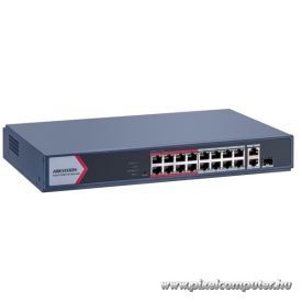   Hikvision Switch PoE - DS-3E1318P-EI/M (16 port 100Mbps, 130W, 2xRJ45 1000Mbps)