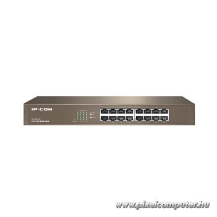 IP-COM Switch  - G1016D (16 port 1Gbps; rackbe szerelhető)