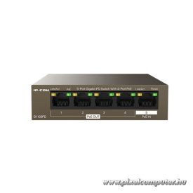   IP-COM G1105PD PoE switch (5x 1 Gbps port; 4 af/at PoE+ port; 30 W)
