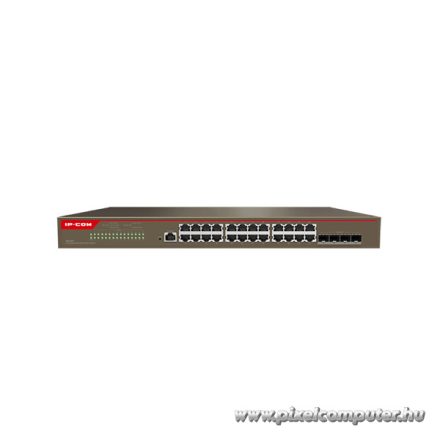 IP-COM Switch Vezérelhető - G5328X (L3; 24x1Gbps + 4x10G SFP port; rack-mount)
