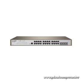   IP-COM Switch Vezérelhető - PRO-S24 (24x1Gbps + 4x1Gbps SFP + 1x1Gbps console port)