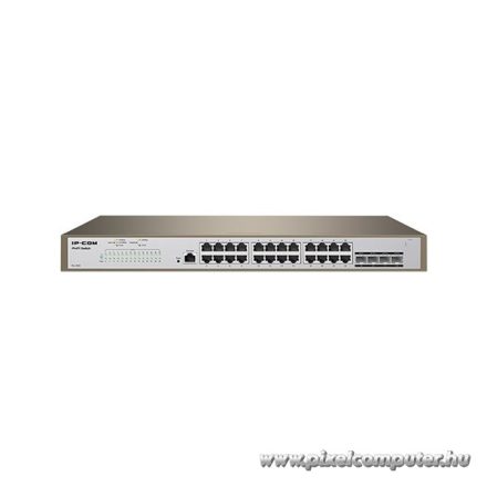 IP-COM Switch Vezérelhető - PRO-S24 (24x1Gbps + 4x1Gbps SFP + 1x1Gbps console port)