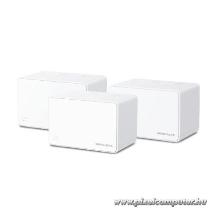 Mercusys Mesh WiFi AX3000 - Halo H80X (2 pack; 574Mbps 2,4GHz + 2402Mbps 5GHz; 3x 1Gbps; WPA3)
